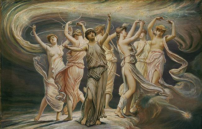 Elihu Vedder The Pleiades oil painting image